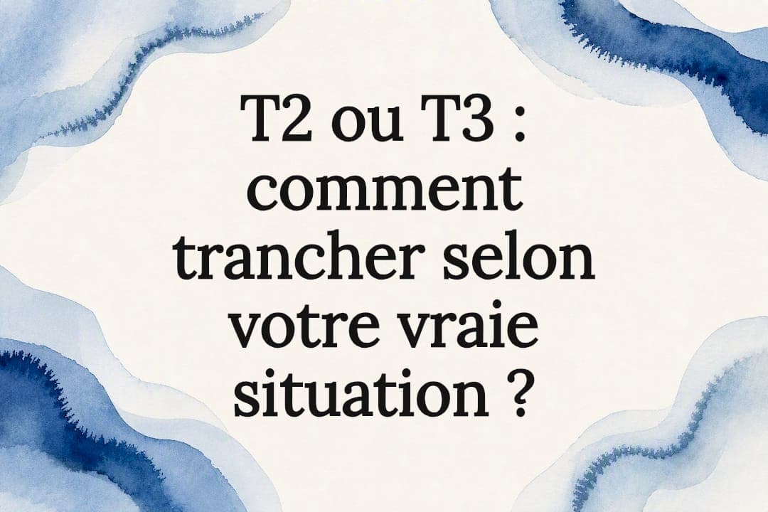 T2 ou T3 : comment trancher selon votre vraie situation ?