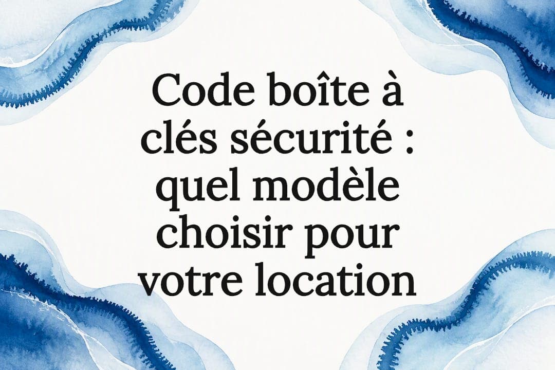 Code boîte à clés sécurité : quel modèle choisir pour votre location