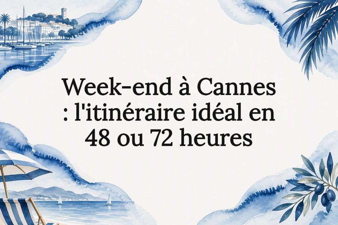 Week-end à Cannes : l'itinéraire idéal en 48 ou 72 heures